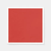 Helder rood servet (Voorkant)