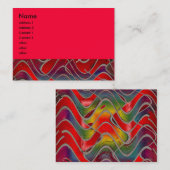 helder rood visitekaartje (Voorkant / Achterkant)