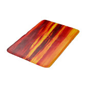 Helder rood zonsonderstel badmat (Gekanteld)