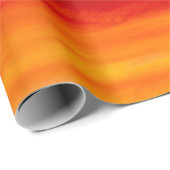 Helder rood zonsonderstel cadeaupapier