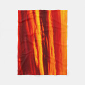 Helder rood zonsonderstel fleece deken (Voorkant)