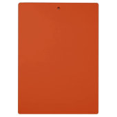 Helder rood zonsonderstel klembord (Achterkant)