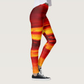 Helder rood zonsonderstel leggings (Rechts)