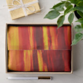 Helder rood zonsonderstel tissuepapier (Geschenk)