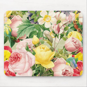 Helder  Roos Floral Medley Muismat