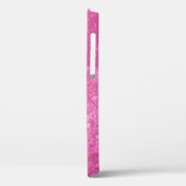 Helder Roze Abstract Mozaïek Gloss Case-Mate iPhone Case (Achterkant / Links)