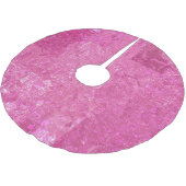 Helder Roze Abstract Mozaïek Gloss Kerstboom Rok (Gekanteld)