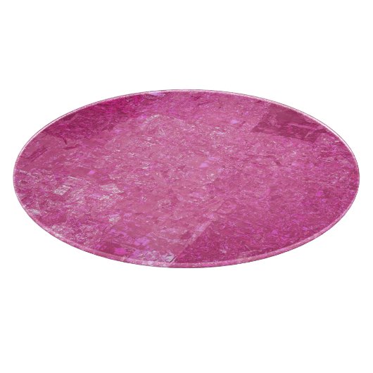 Helder Roze Abstract Mozaïek Gloss Snijplank (Hoek)