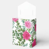 Helder Roze Bloemen Bruiloft Bedankdoosjes (Geopend)