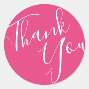 Helder roze bloemenbruiloft Sticker envelopzegel