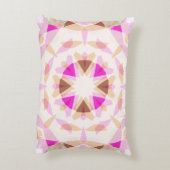 Helder Roze Bruine ster Dopamine Decor Eclectisch Accent Kussen (Achterkant (Verticaal))