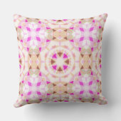 Helder Roze Bruine ster Dopamine Decor Eclectisch Kussen (Achterkant)