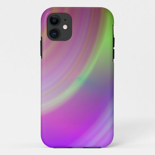 helder roze en groen Case-Mate iPhone case (Achterkant)