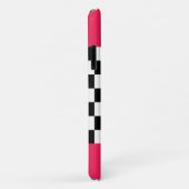 Helder roze en schaakbord Case-Mate iPhone case (Achterkant/rechts)