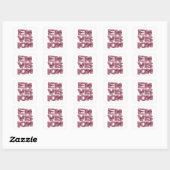 Helder roze ENVISION Sticker Grafisch (Vel)