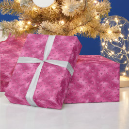 Helder Roze Glam Glitterende Diamanten Cadeaupapier