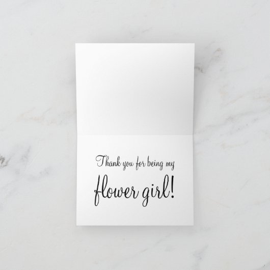 Helder roze glitter hart dank u bedankkaart (Binnen)