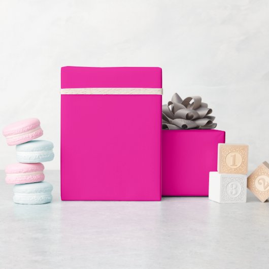 Helder roze inpakpapier (Baby Shower)