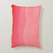 Helder Roze Ombre Design voor Meisje Accent Kussen (Achterkant (Verticaal))