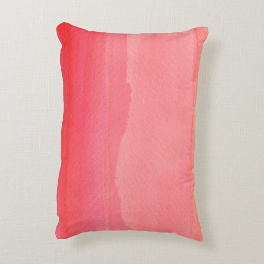 Helder Roze Ombre Design voor Meisje Accent Kussen (Achterkant (Verticaal))