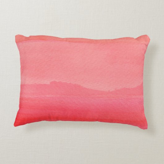 Helder Roze Ombre Design voor Meisje Accent Kussen (Achterkant)