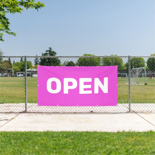 Helder Roze OPEN Banner (Insitu)