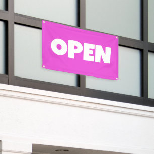 Helder Roze OPEN Banner