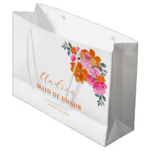Helder Roze Oranje Levendig Bloemendames van eer