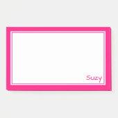 Helder roze Post it Note voor Suzy voor jou (Voorkant)