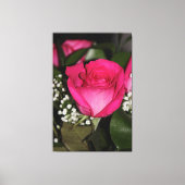 Helder roze roze canvas afdruk (Voorkant)