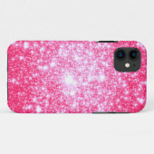 Helder Roze Sterren Case-Mate iPhone Case (Achterkant (horizontaal))