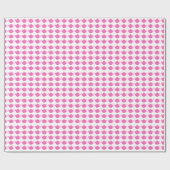 Helder roze theapots Gift Wrap Cadeaupapier (Vlak)