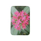 Helder roze tropische druppels, gebatelat badmat (Voorkant Verticaal)