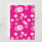 Helder  Roze Vrijgezellenfeest Kaart (Achterkant)