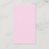 Helder roze Wildbloemen trouwdetails Website Informatiekaartje (Achterkant)