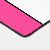 Helder roze witte strepen Retro Jingle Bells Tekst Bureaumat (Hoek)