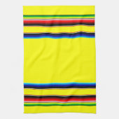 Helder serape gestreepte keukendoek theedoek (Verticaal)