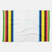 Helder serape gestreepte keukendoek theedoek (Horizontaal)