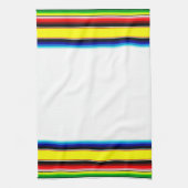 Helder serape gestreepte keukendoek theedoek (Verticaal)