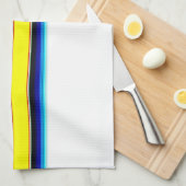 Helder serape gestreepte keukendoek theedoek (Quarter Fold)