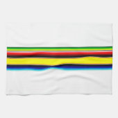 Helder serape gestreepte keukendoek theedoek (Horizontaal)