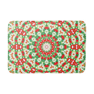 Helder Sinaasappel Groen Modieuze Bandana Shawl Badmat