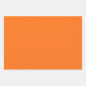 Helder Sinaasappel Polka Dot Breed Gestreept en So Inpakpapier Vel (Voorkant 3)