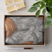 Helder Sinaasappel  pompoen Halloween Decoupage Tissuepapier (Geschenk)