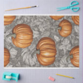 Helder Sinaasappel  pompoen Halloween Decoupage Tissuepapier (Craft)