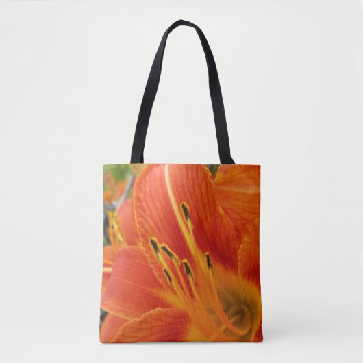 helder sinaasappel tote bag (Voorkant)