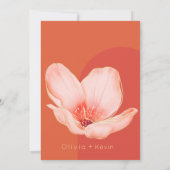 Helder sinaasappel Verona zonsondergang gebogen Fo Kaart (Achterkant)