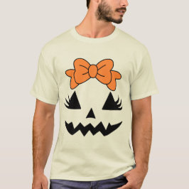 Helder Sinaasappels boog ontwerp voor Halloween T-shirt