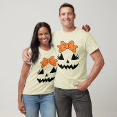 Helder Sinaasappels boog ontwerp voor Halloween T-shirt (Unisex)