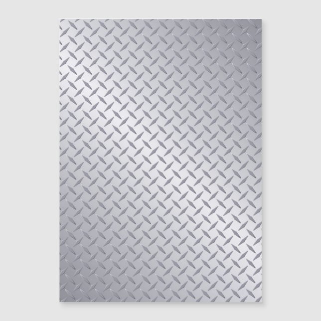 Helder stalen diamantplaat-look (Voorkant)